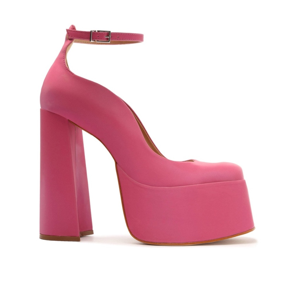 Shultz Free People Darlene Pink Platform Shoes